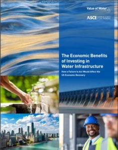 Cover of ASCE water infrastructure report