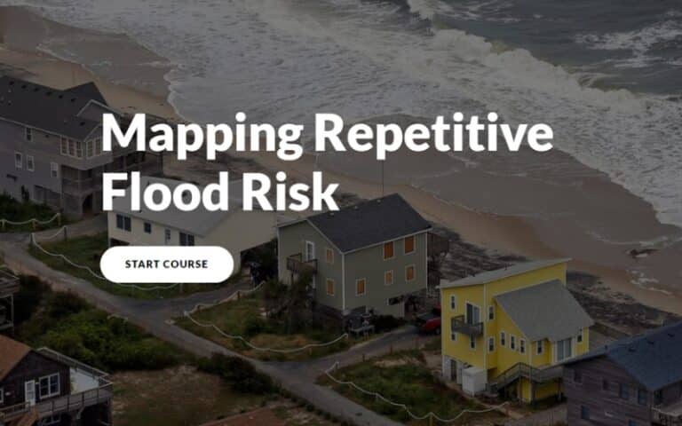 New Online GIS Training: Mapping Repetitive Flood Risk